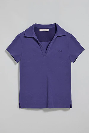 Polo Pedraza sin botones azul océano con logo engomado Polo Club - Image 9
