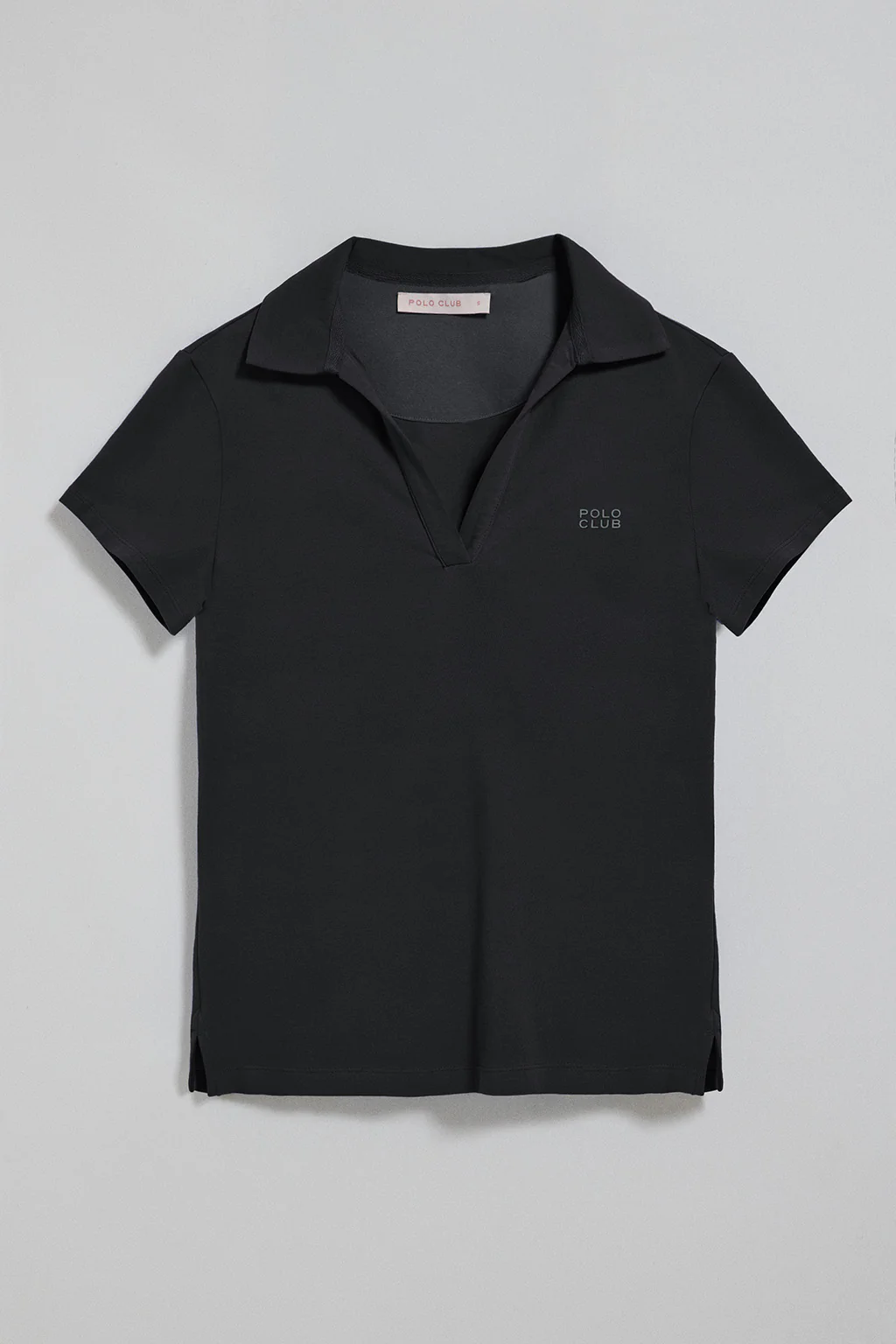Polo Pedraza sin botones negro con logo engomado Polo Club - Image 11
