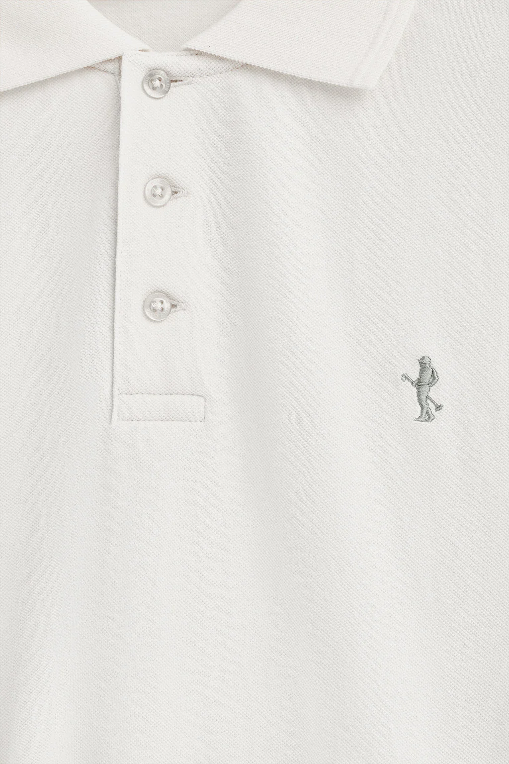 Polo blanco de piqué de manga corta y bordado Rigby Best - Image 6