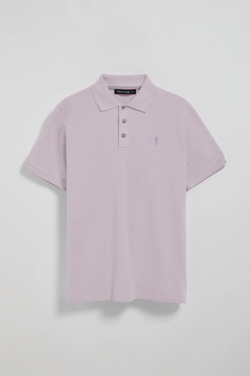 Polo color lavanda de piqué de manga corta y bordado Rigby Best - Image 8