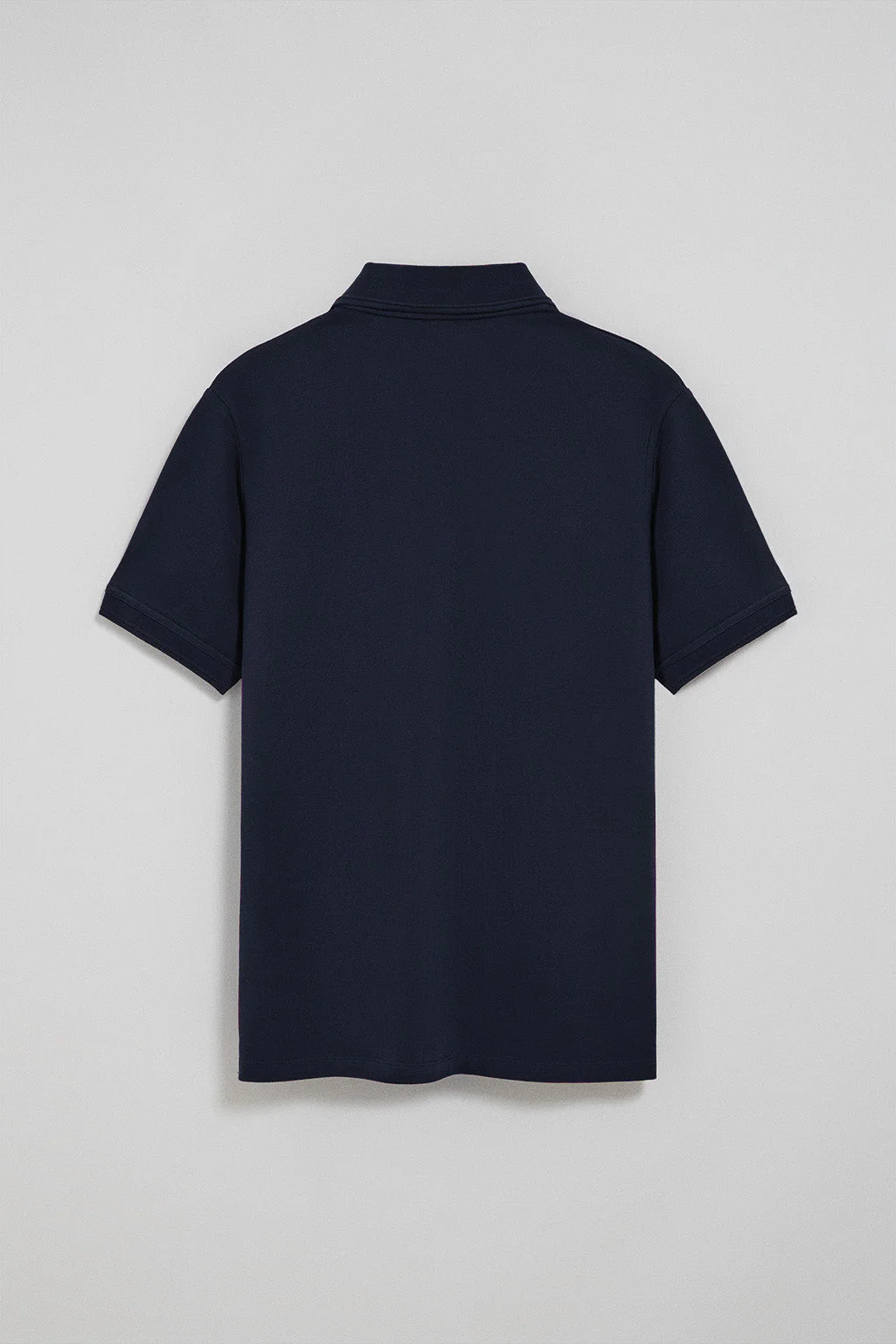 Polo de tres botones azul marino con logo bordado Rigby Go - Image 7