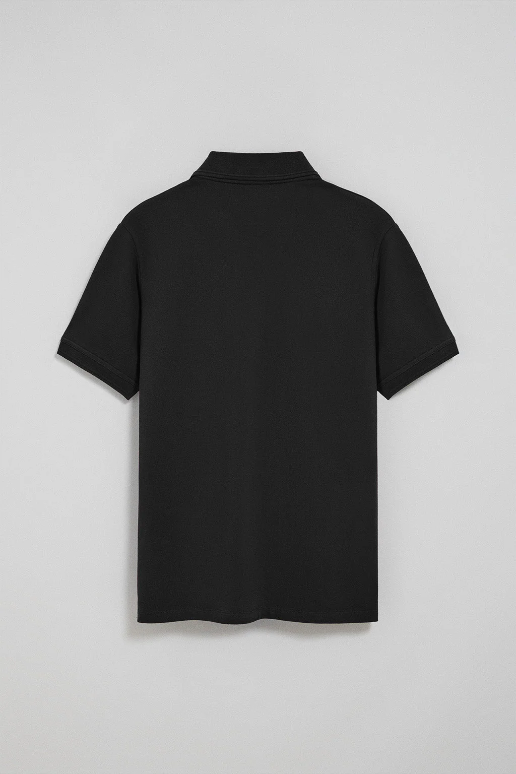Polo de tres botones negro con logo bordado Rigby Go - Image 7