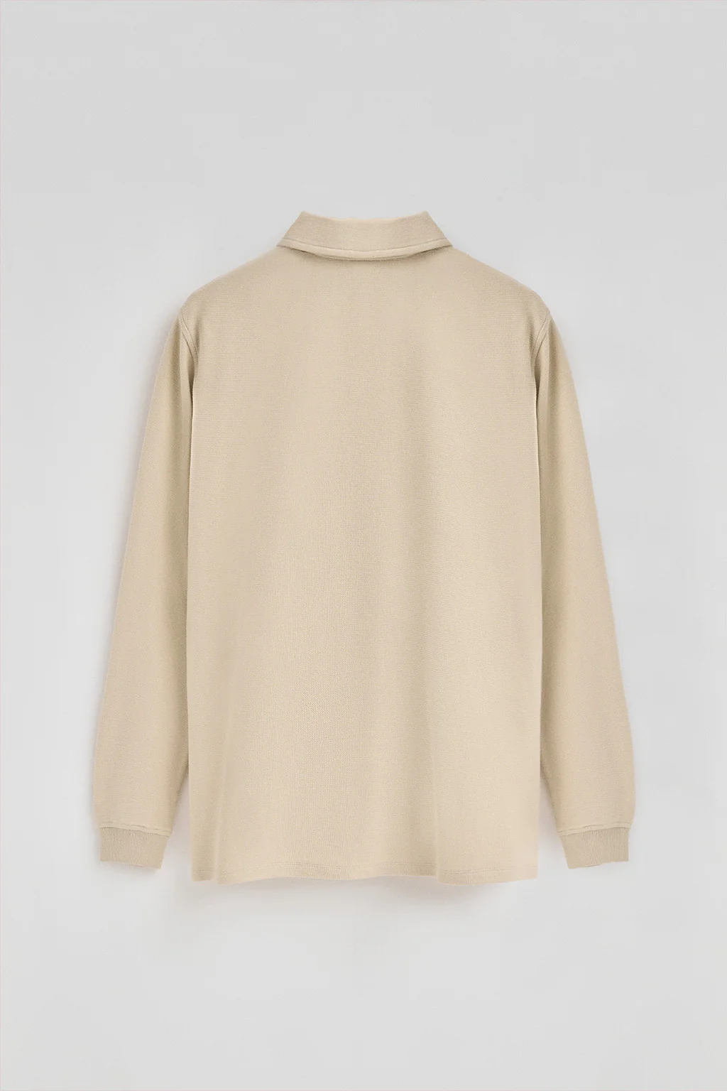 Polo beige con miscroestructura y bordado Rigby go - Image 7