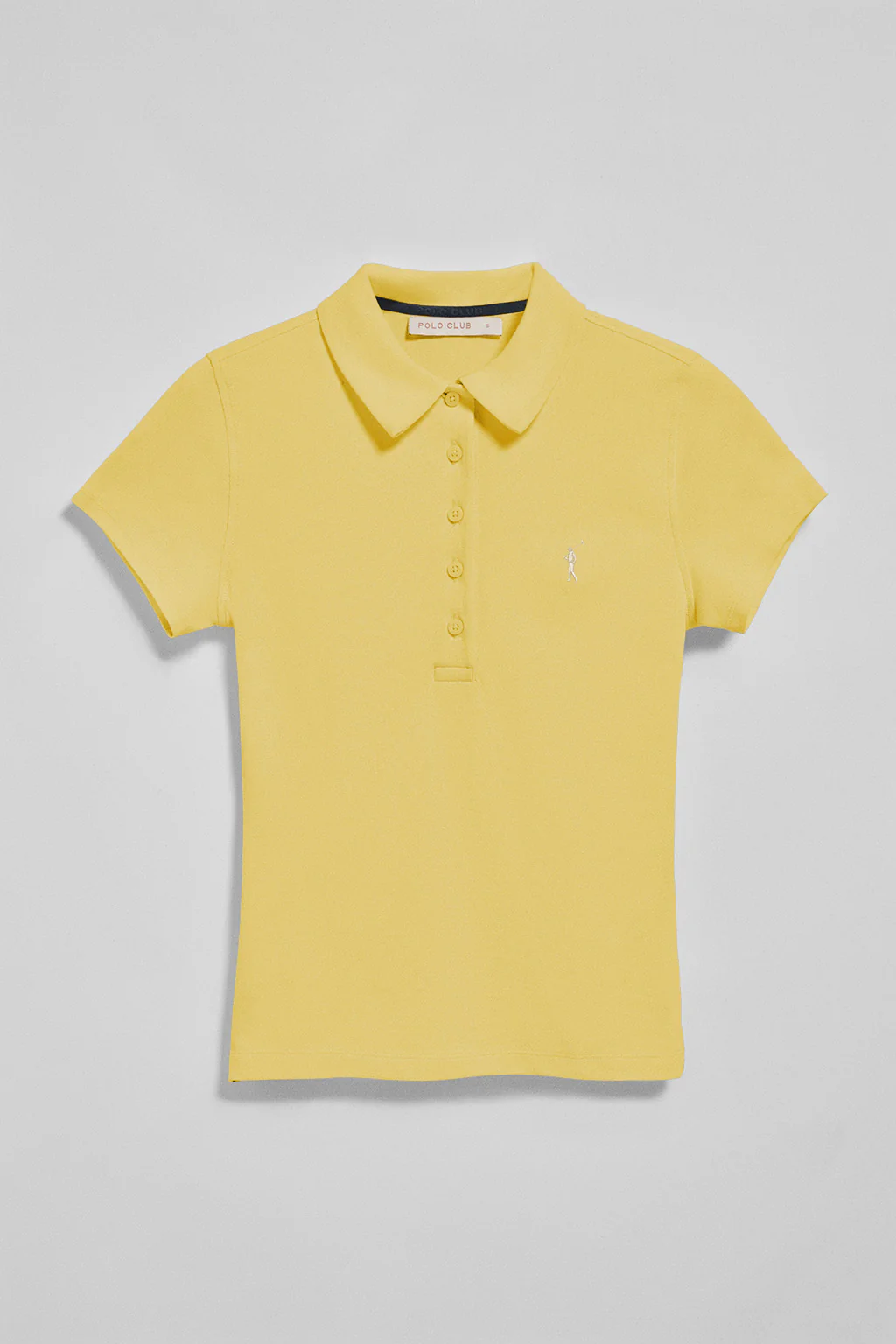 Polo Pereira amarillo suave lodo de cinco botones con bordado Rigby Go - Image 7