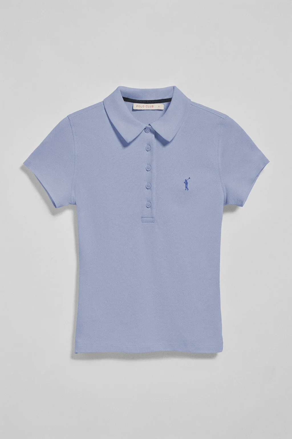 Polo Pereira colo azul lavanda de cinco botones con bordado Rigby Go - Image 5