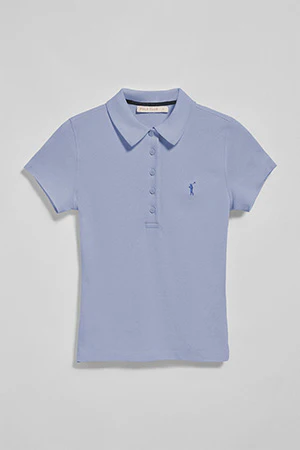 Polo Pereira colo azul lavanda de cinco botones con bordado Rigby Go - Image 7
