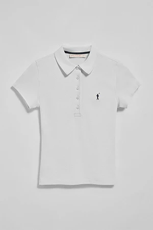 Polo Pereira blanco de cinco botones con bordado Rigby Go - Image 8
