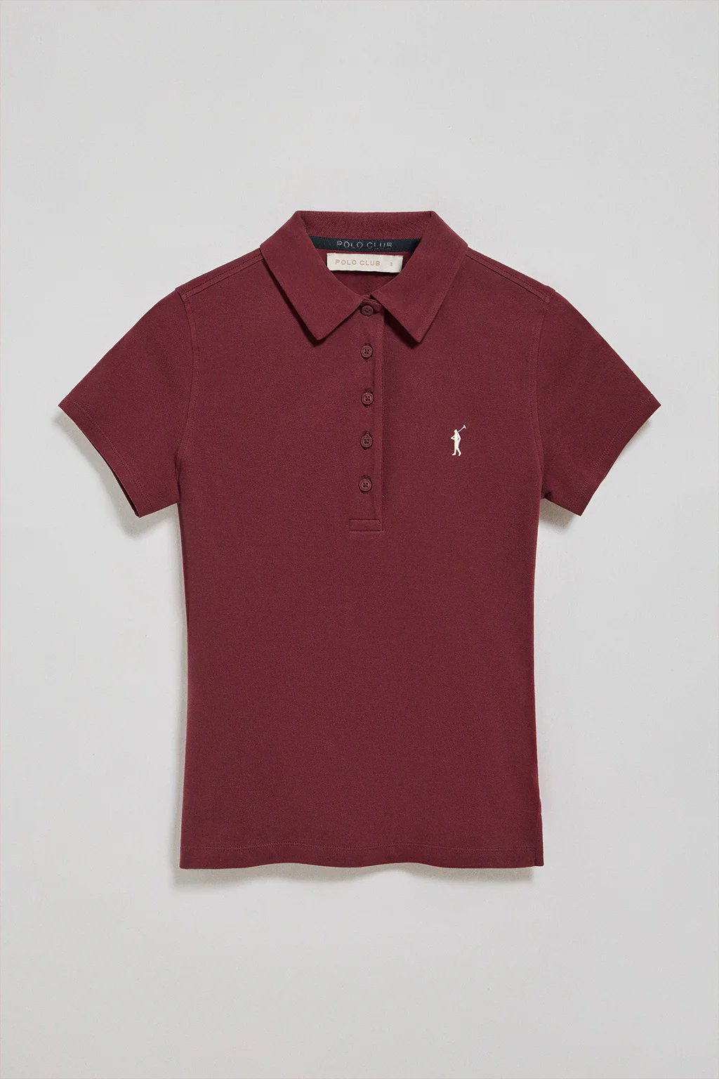 Polo Pereira granate de cinco botones con bordado Rigby Go - Image 5