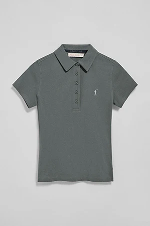 Polo Pereira gris piedra de cinco botones con bordado Rigby Go - Image 6