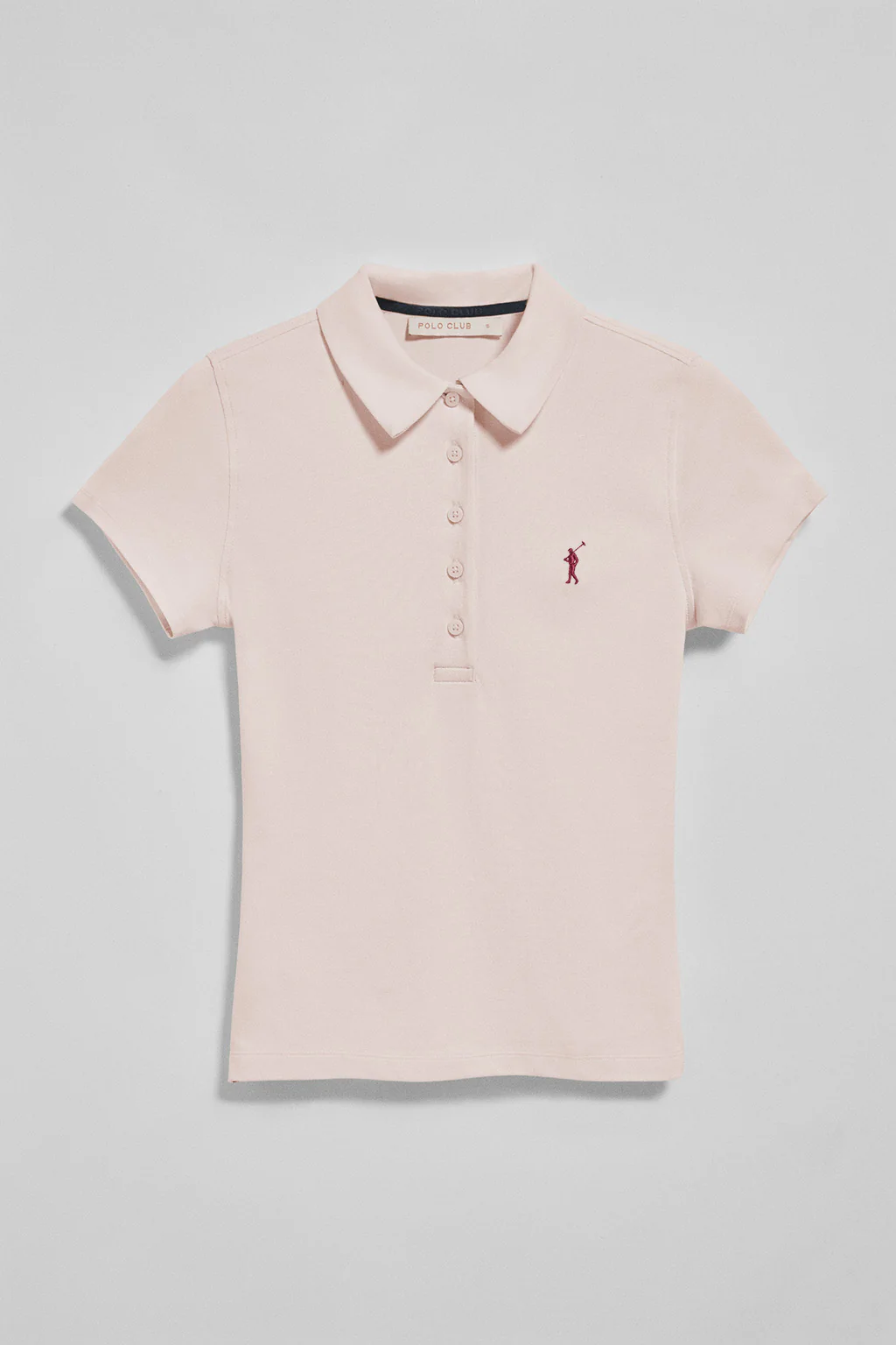 Polo Pereira rosa de cinco botones con bordado Rigby Go - Image 7