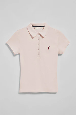 Polo Pereira rosa de cinco botones con bordado Rigby Go - Image 9
