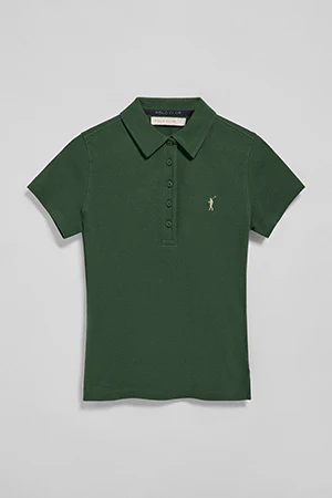 Polo Pereira verde botella de cinco botones con bordado Rigby Go - Image 9