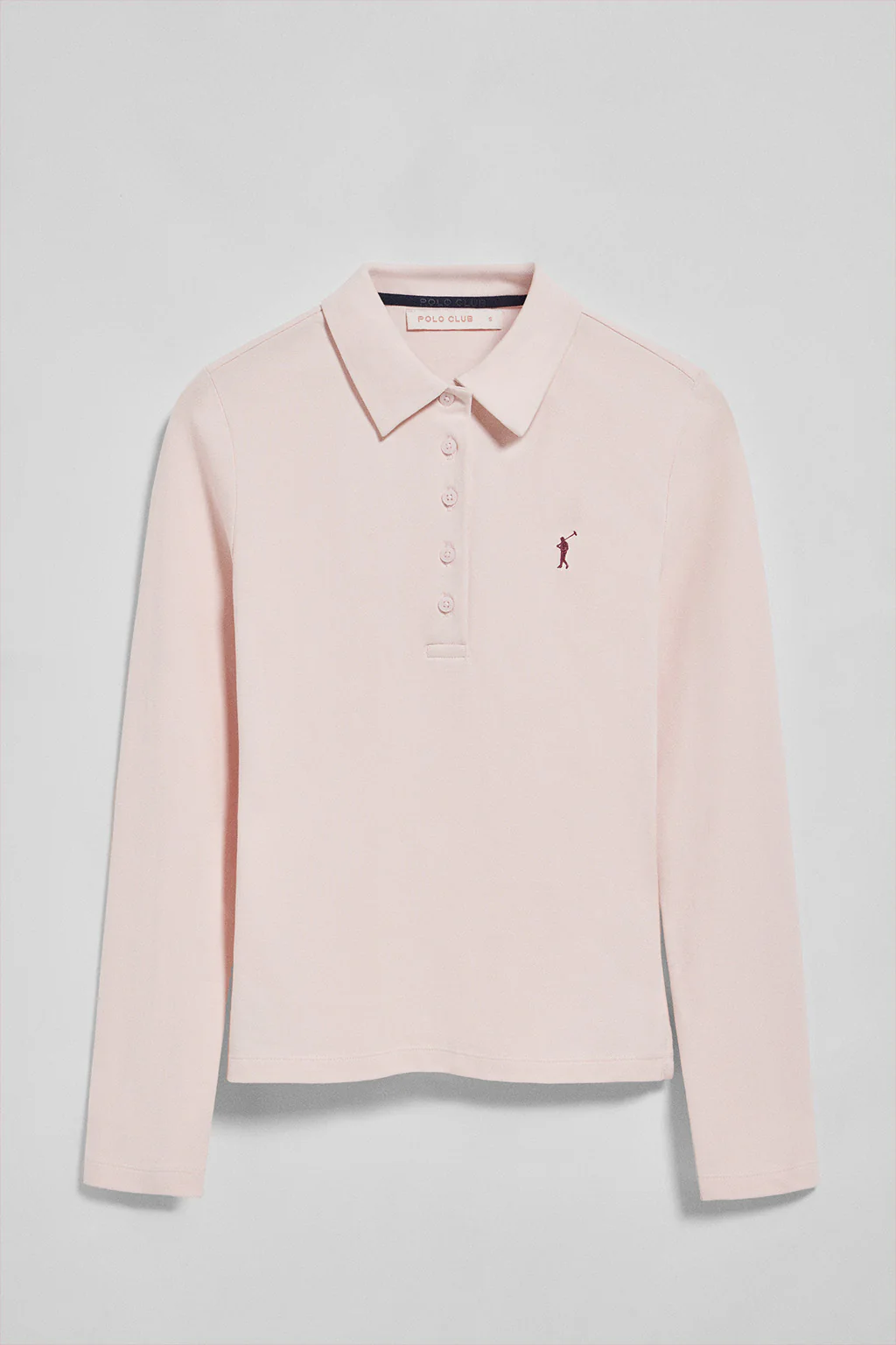 Polo Priyanka rosa de cinco botones con bordado Rigby Go - Image 5