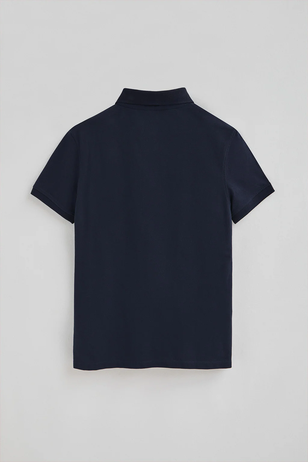 Polo azul marino slim de piqué con logo bordado Rigby Go - Image 7