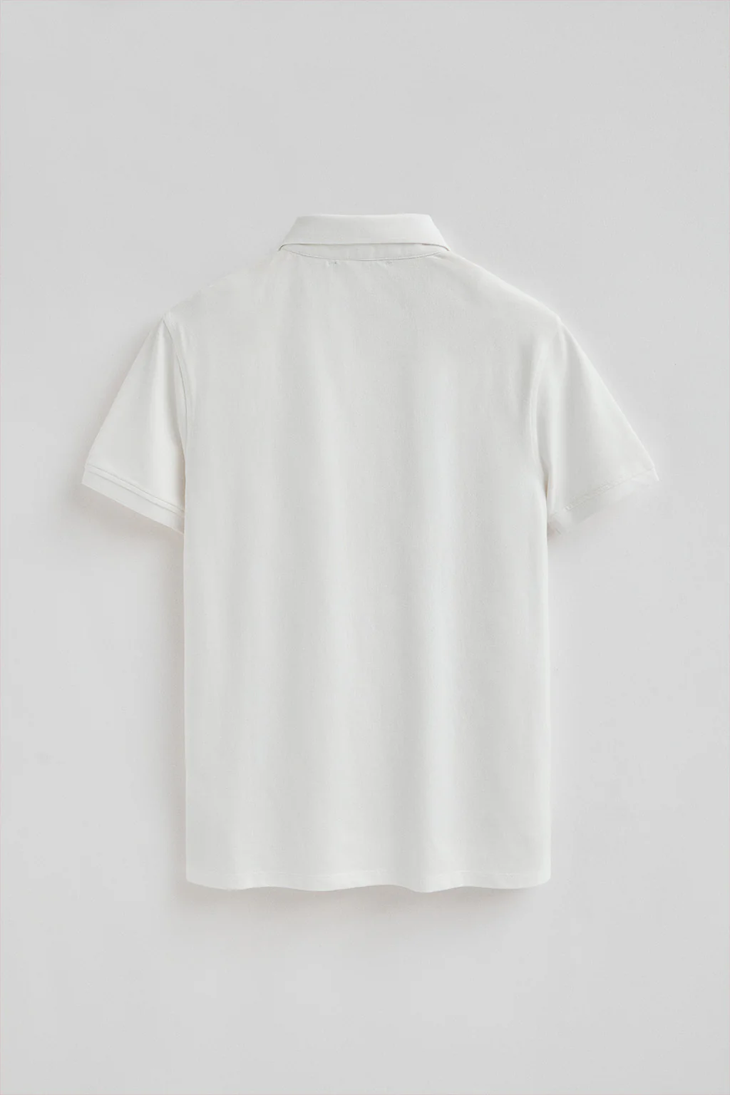 Polo blanco slim de piqué con logo bordado Rigby Go - Image 7