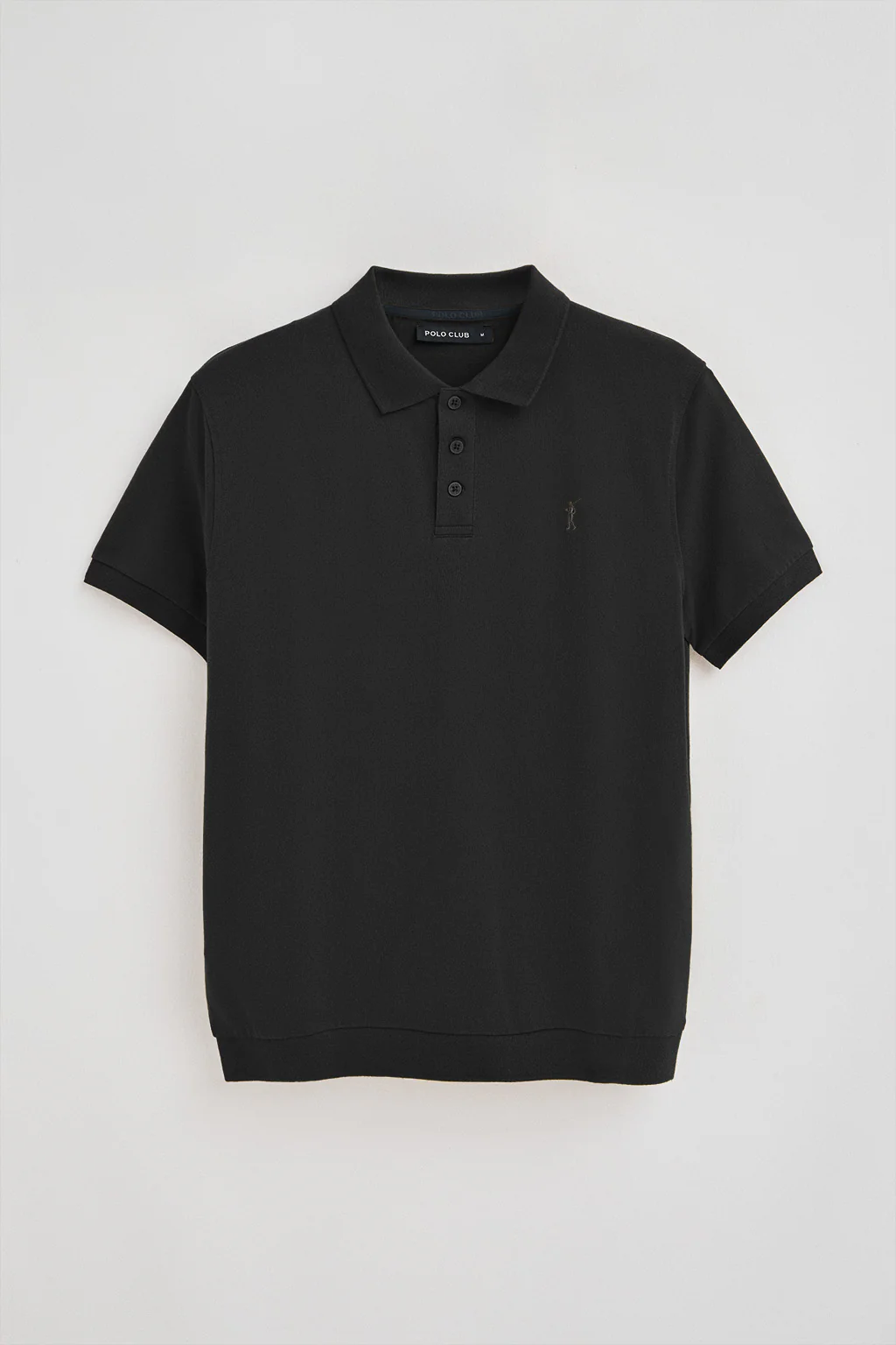 Polo negro con bordado Rigby Go - Image 5