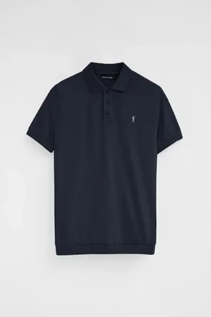 Polo cotolino azul marino con bordado Rigby Go - Image 10