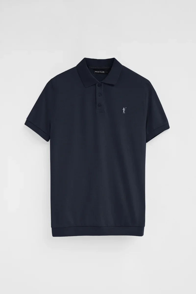 Polo cotolino azul marino con bordado Rigby Go - Image 6