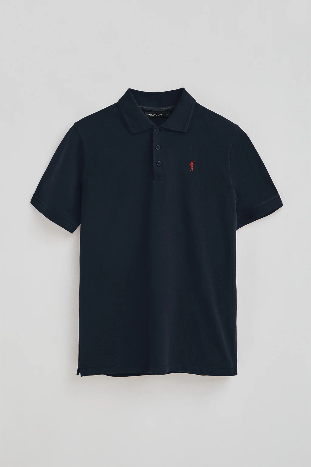 Polo azul marino de piqué con logo bordado Rigby Go - Image 8