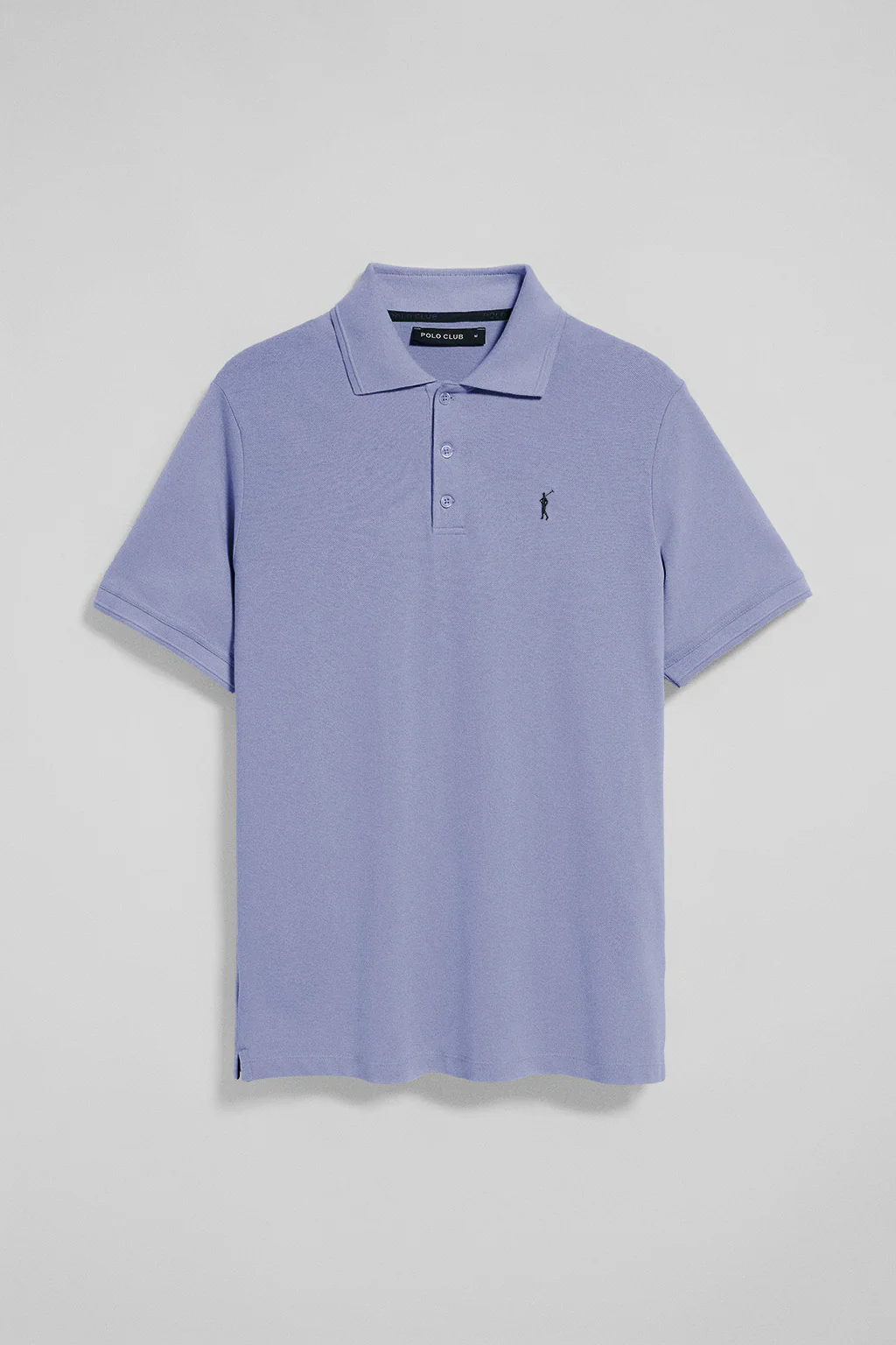 Polo azul agua de manga corta y tres botones con logo bordado Rigby Go - Image 5