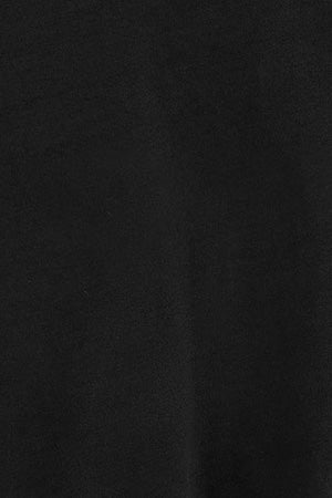 Polo negro de algodón y lino sin botones con bordado Rigby Go - Image 3