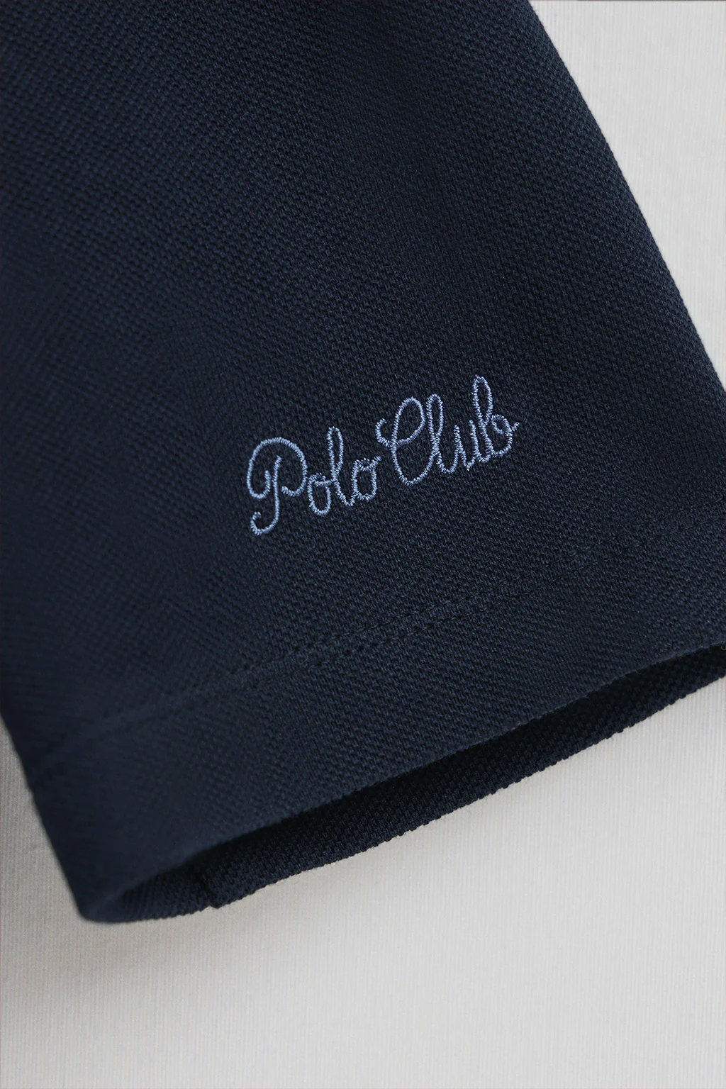 Polo azul oscuro media manga con bordado Polo Club - Image 7
