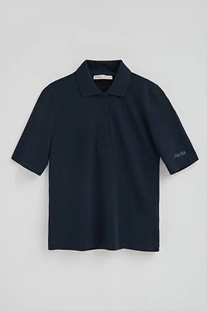 Polo azul oscuro media manga con bordado Polo Club - Image 8