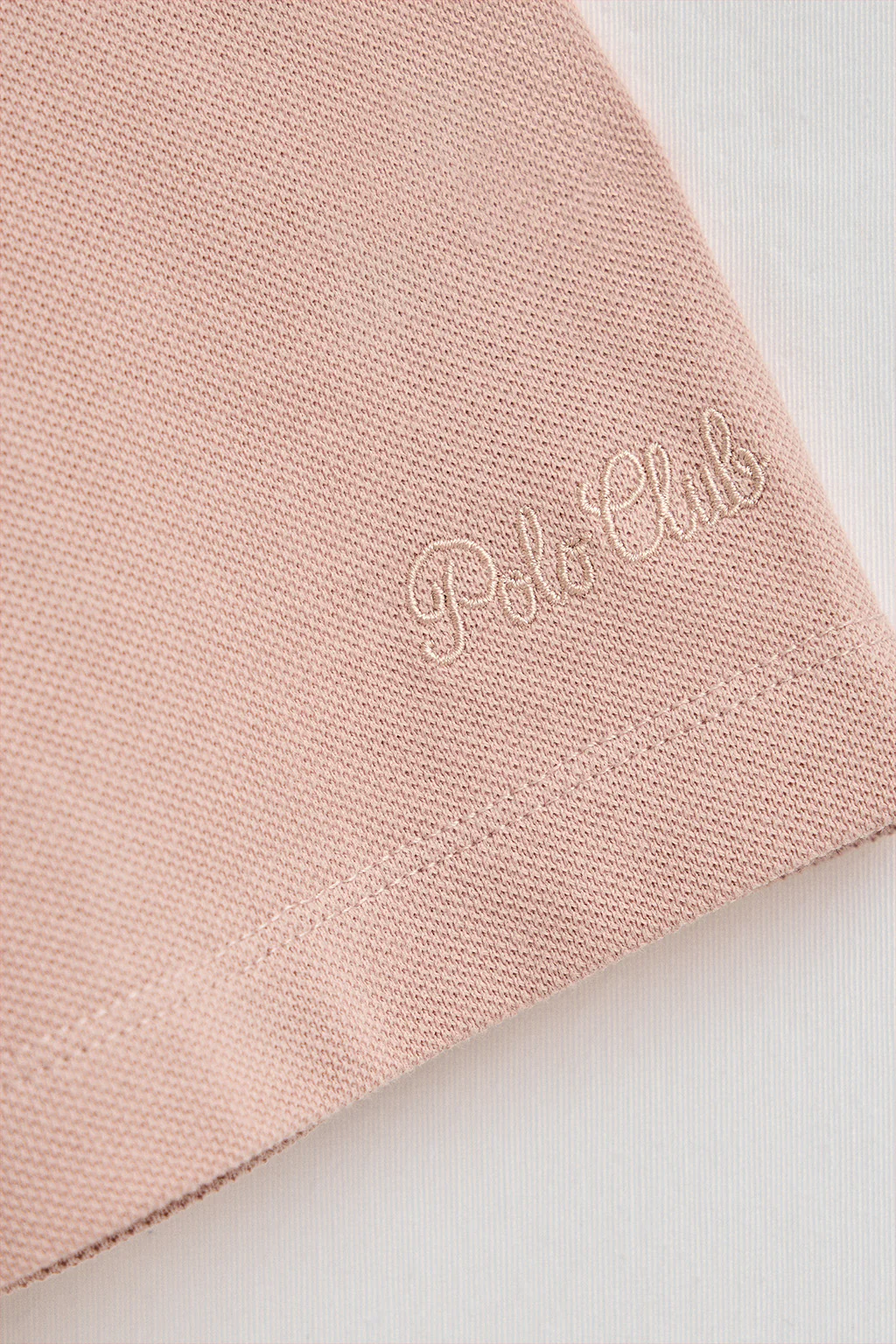 Polo rosa palo media manga con bordado Polo Club - Image 7