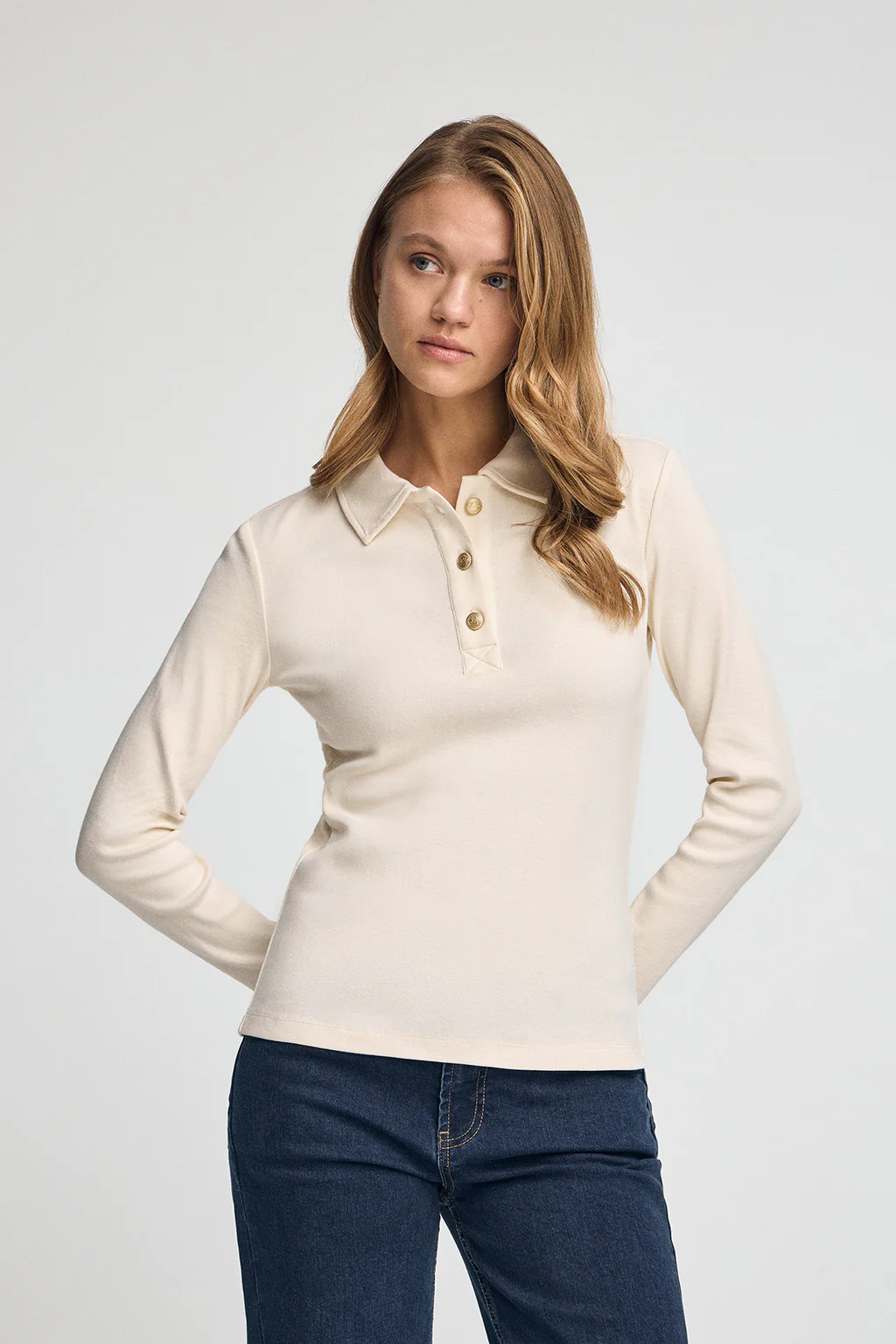 Polo Tesafi Nautic color crudo y corte slim - Image 2