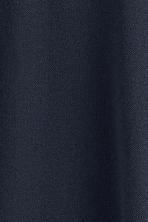 Polo azul marino de manga larga y dos botones con parche logotipado - Image 7