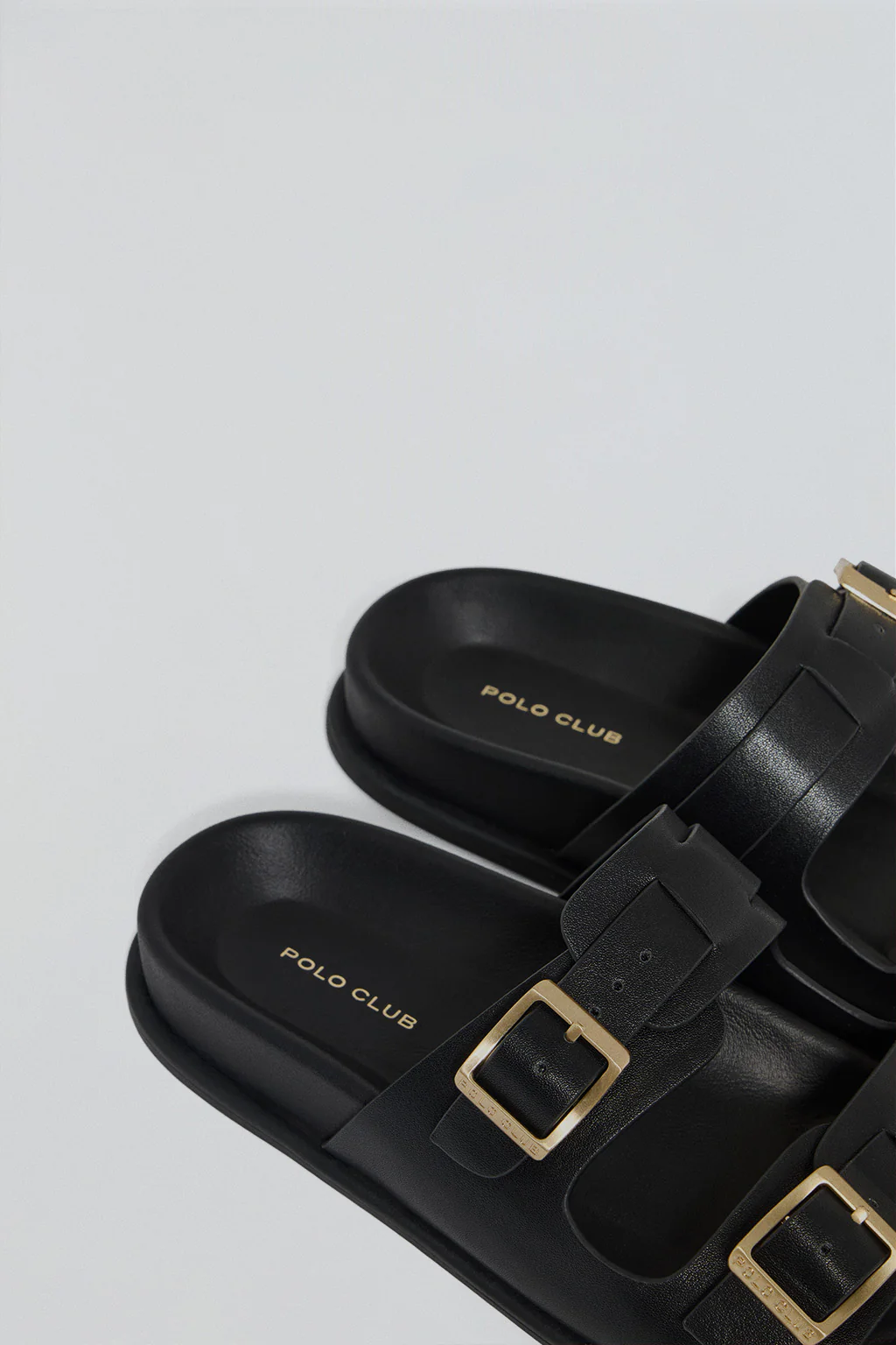 Sandalia bio negra Blake con hebillas - Image 4