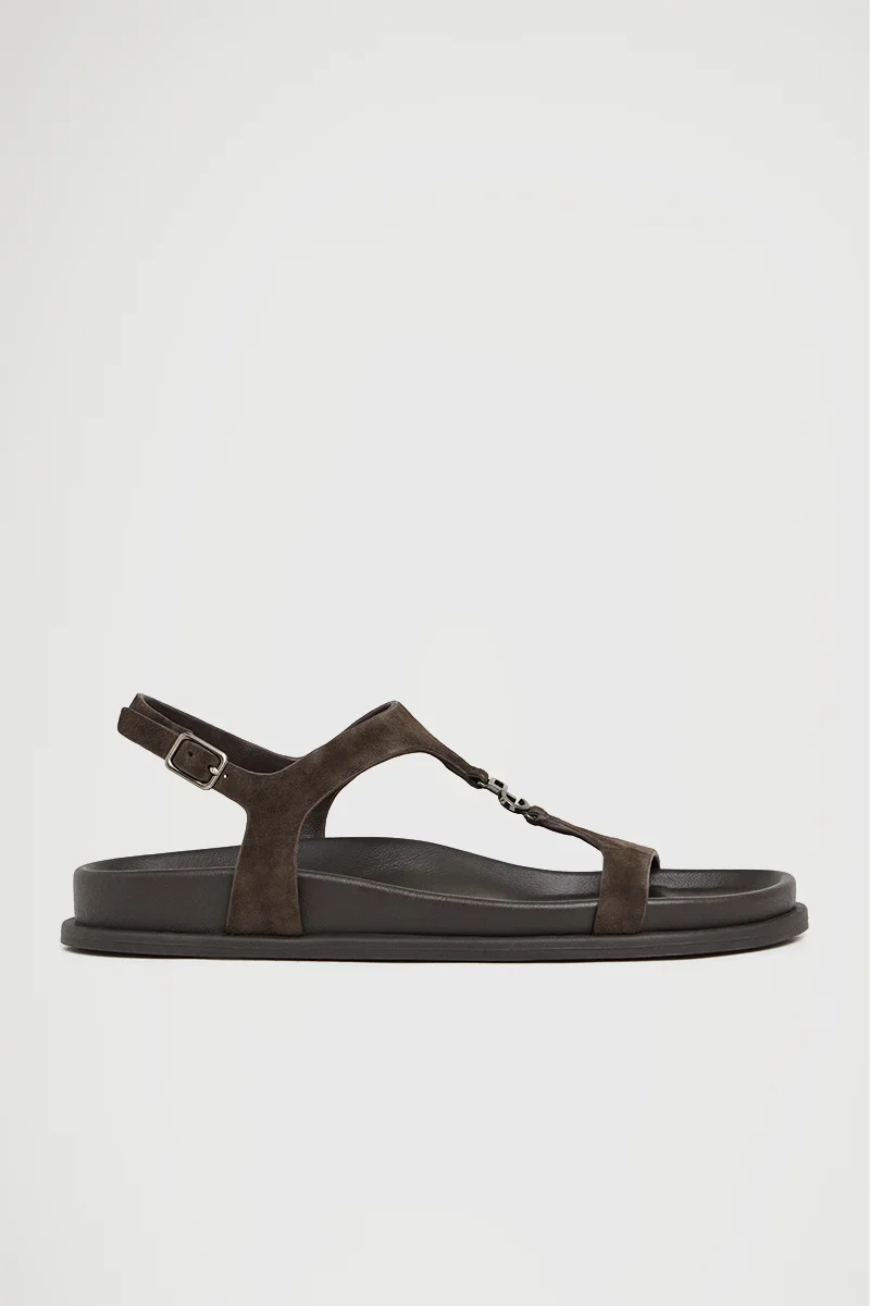 Sandalia bio Orelia marrón con detalle metálico Polo Club - Image 5