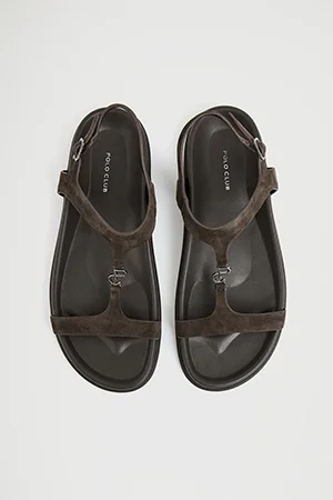 Sandalia bio Orelia marrón con detalle metálico Polo Club - Image 9