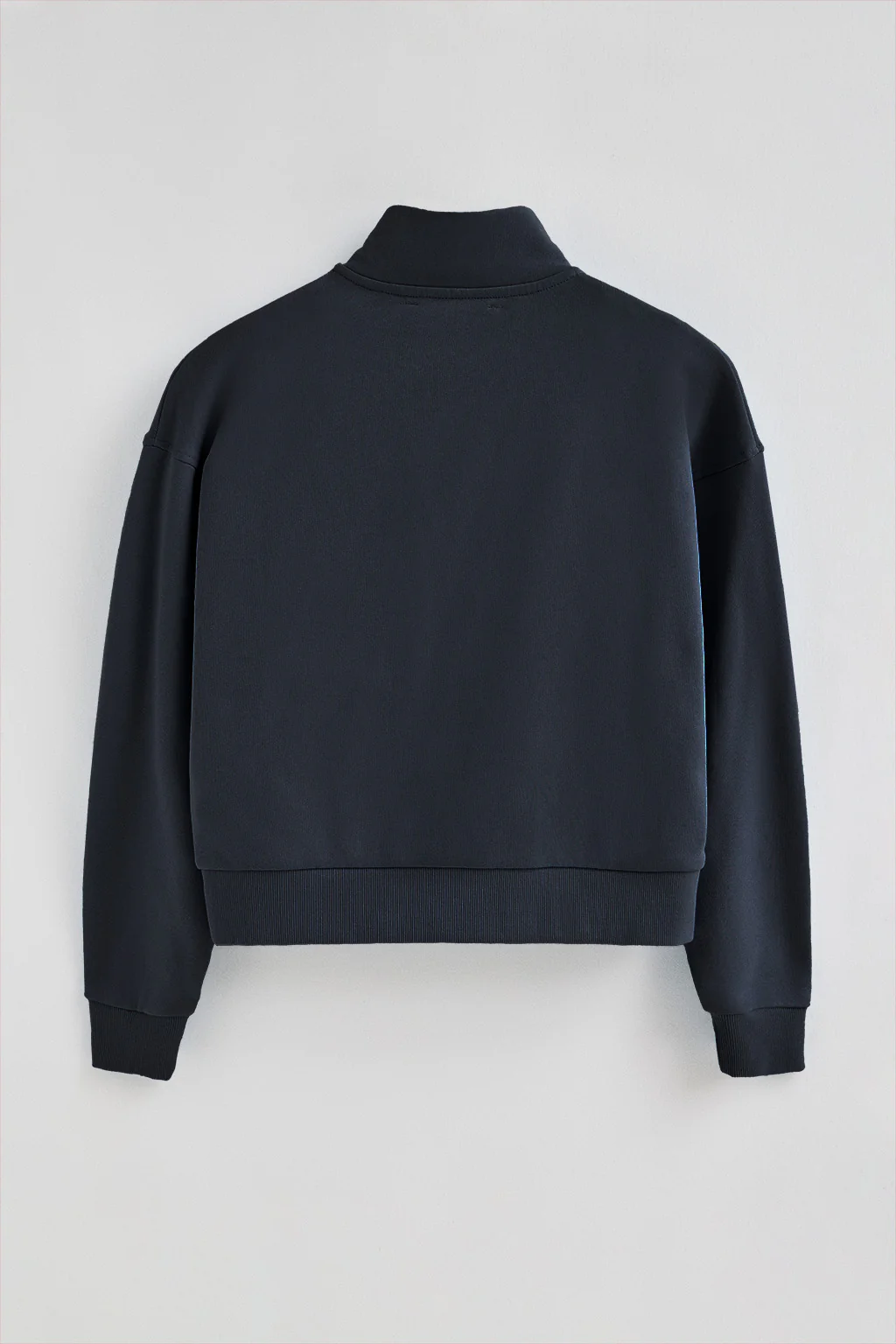 Sudadera azul marino boxy fit con logo engomado Polo club - Image 8