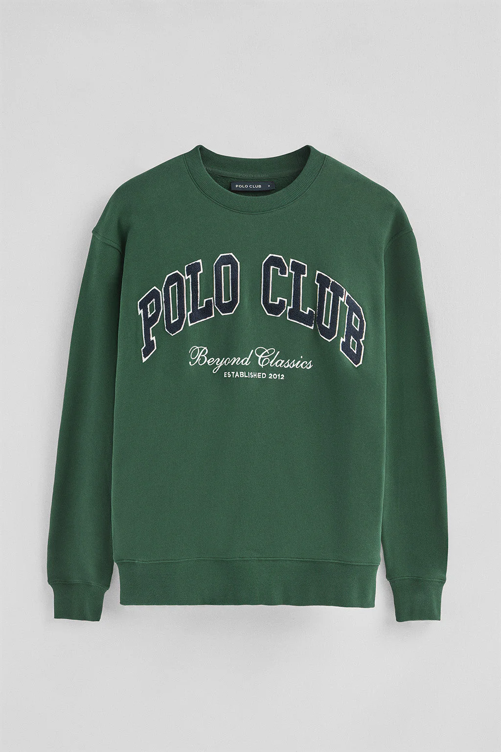 Sudadera verde botella de corte holgado Established 2012 Polo Club - Image 9