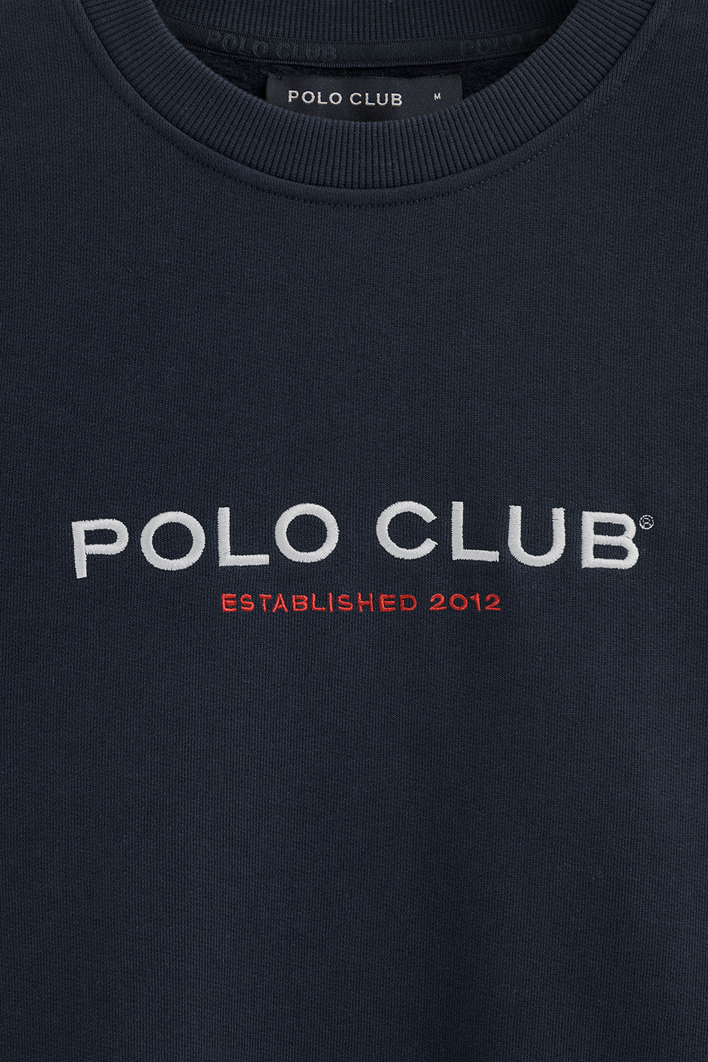 Sudadera azul marino de corte relajado Established 2012 Polo Club - Image 7