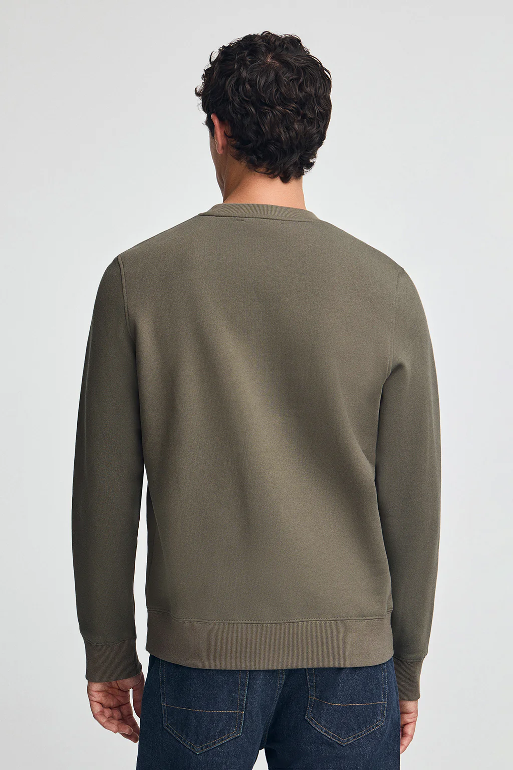 Sudadera verde militar de corte relajado Established 2012 Polo Club - Image 5