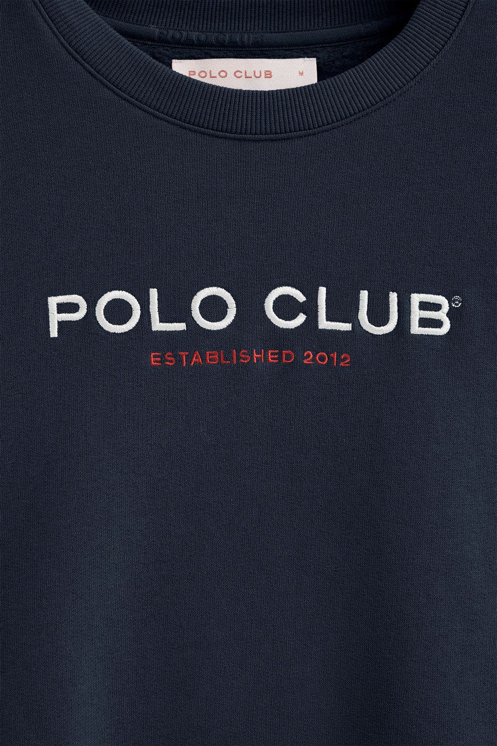 Sudadera azul marino de corte boxy Established 2012 Polo Club - Image 7
