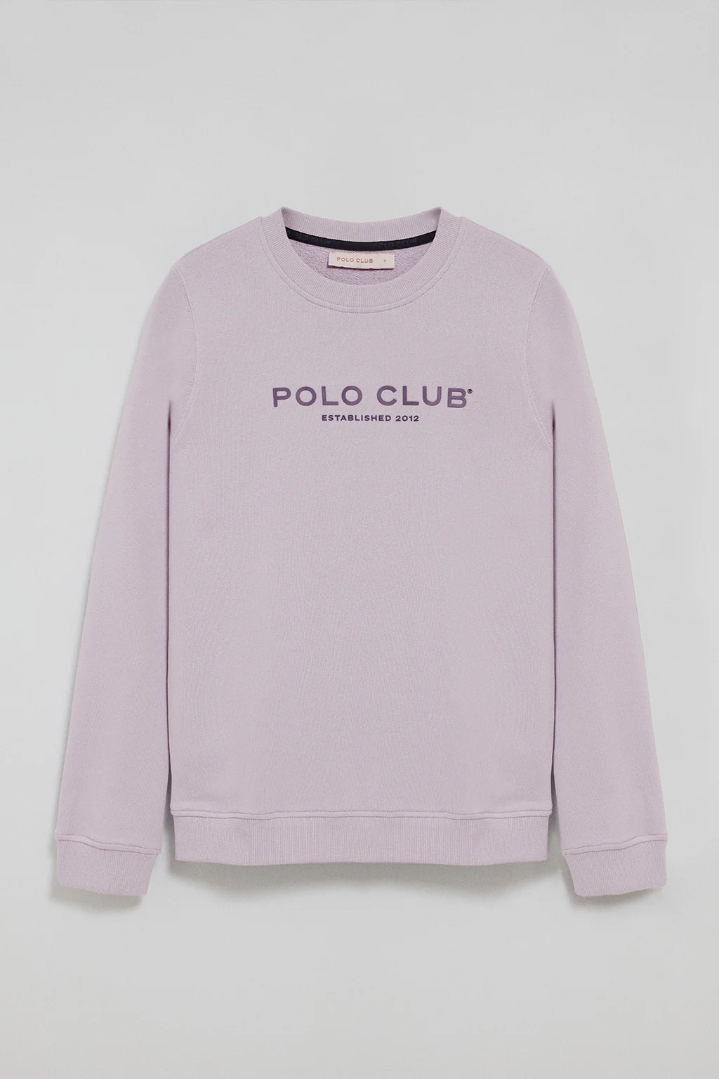 Sudadera lavanda y logo engomado Polo Club - Image 6