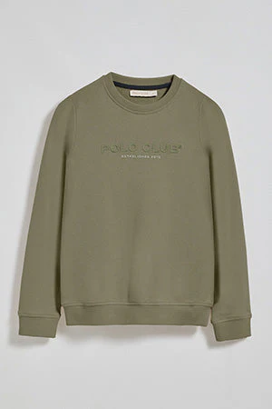 Sudadera verde militar slim con logotipo Polo Club - Image 10