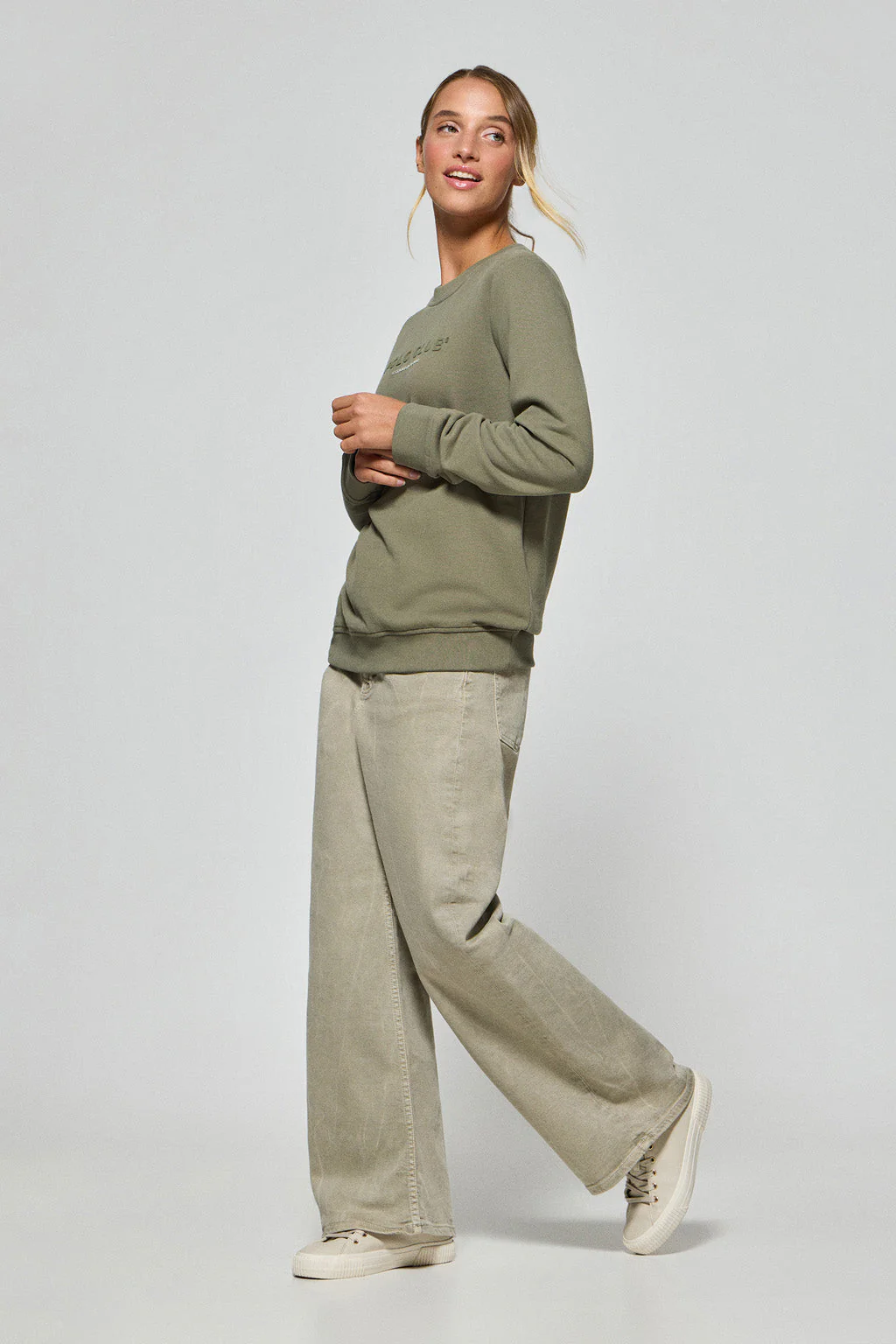 Sudadera verde militar slim con logotipo Polo Club - Image 4
