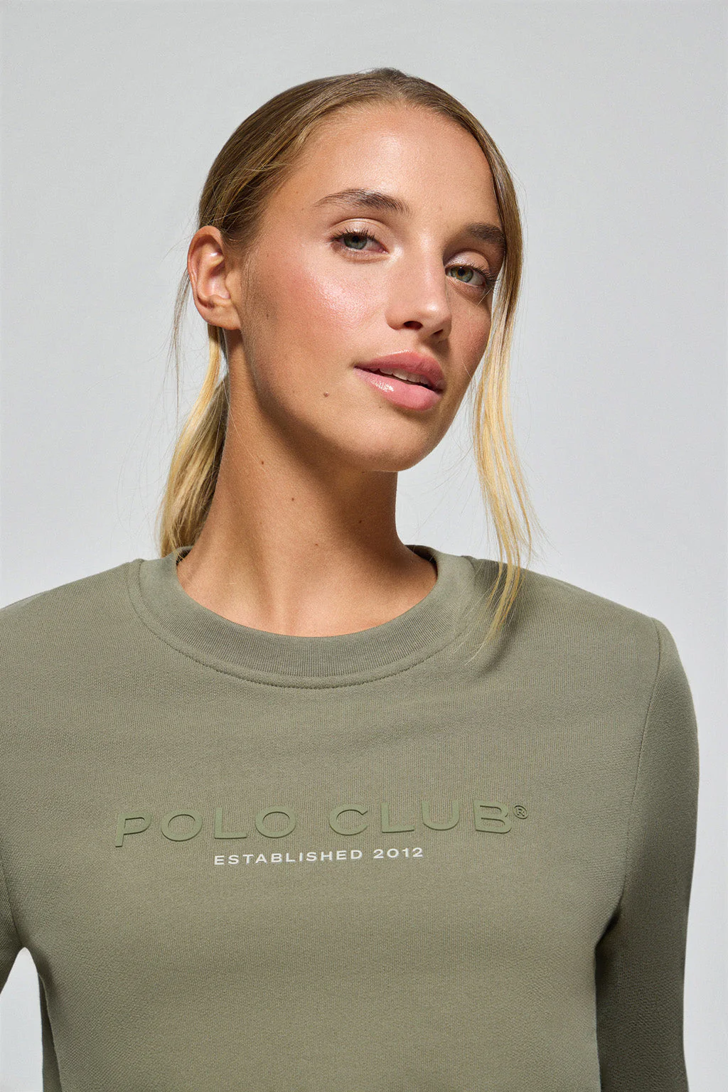 Sudadera verde militar slim con logotipo Polo Club - Image 5