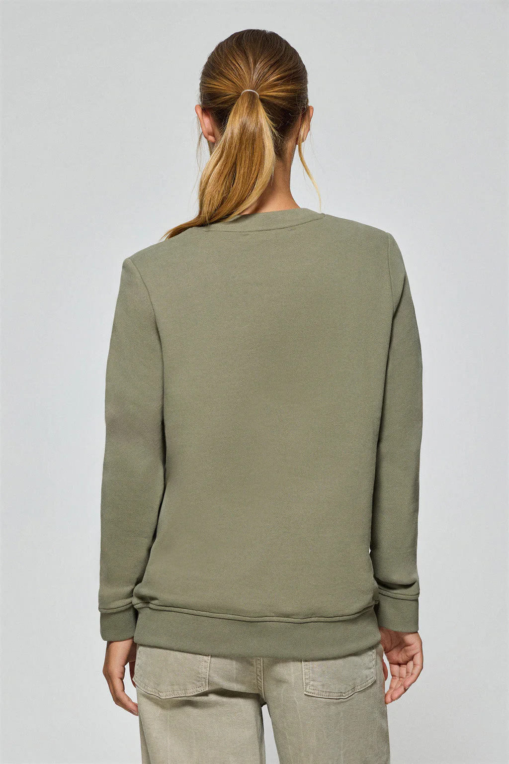 Sudadera verde militar slim con logotipo Polo Club - Image 6