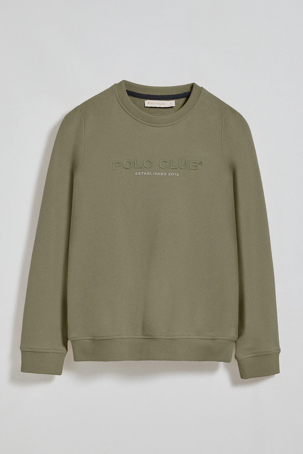 Sudadera verde militar slim con logotipo Polo Club - Image 7