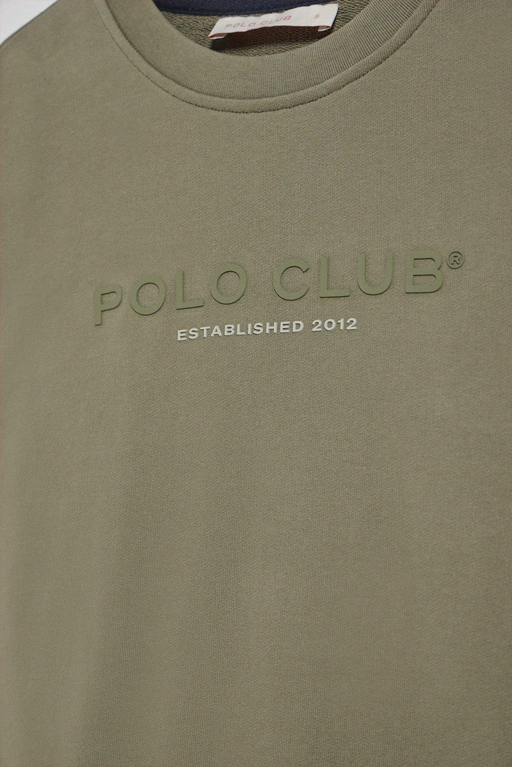 Sudadera verde militar slim con logotipo Polo Club - Image 8