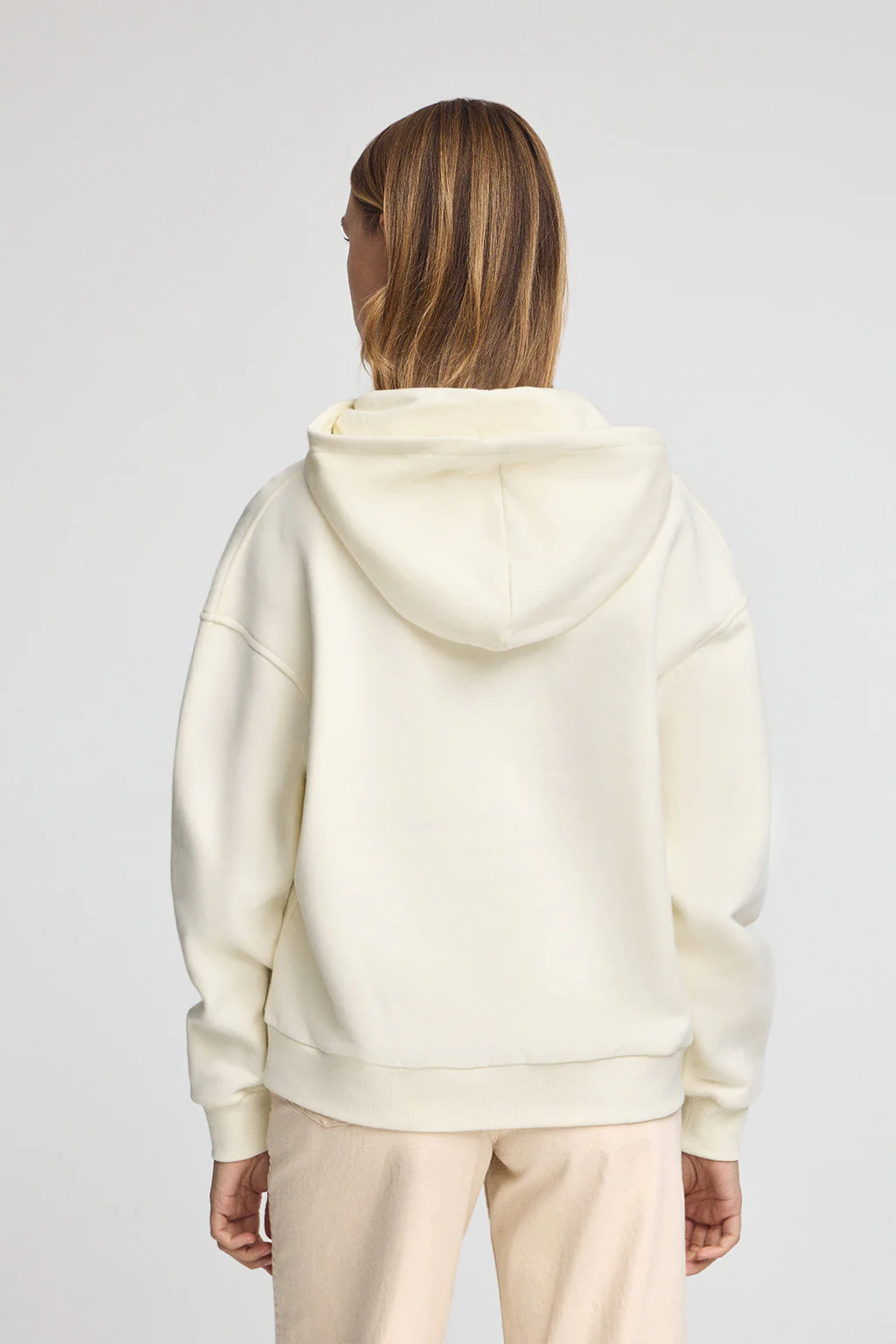 Sudadera color crudo con capucha y logo Established 2012 Polo Club - Image 5