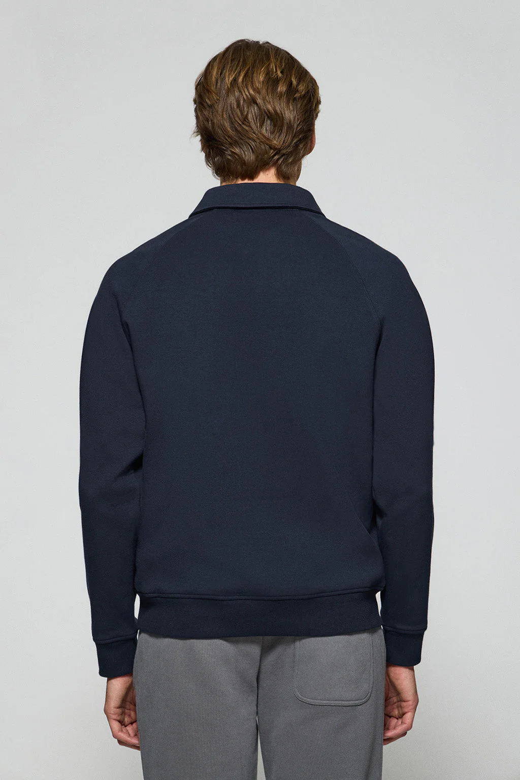 Sudadera polera Gorka azul marino con monograma Polo Club - Image 5