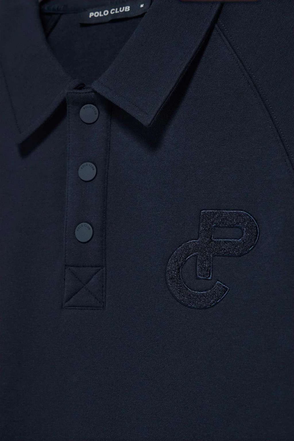 Sudadera polera Gorka azul marino con monograma Polo Club - Image 7