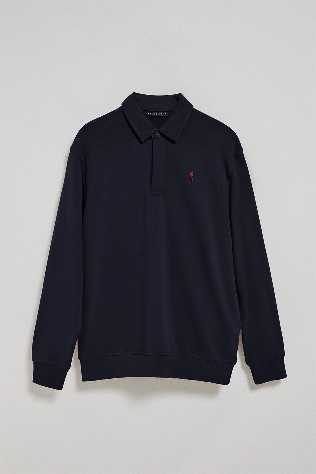 Sudadera azul marino Hadid de cuello polero y logo bordado Rigby Go - Image 8