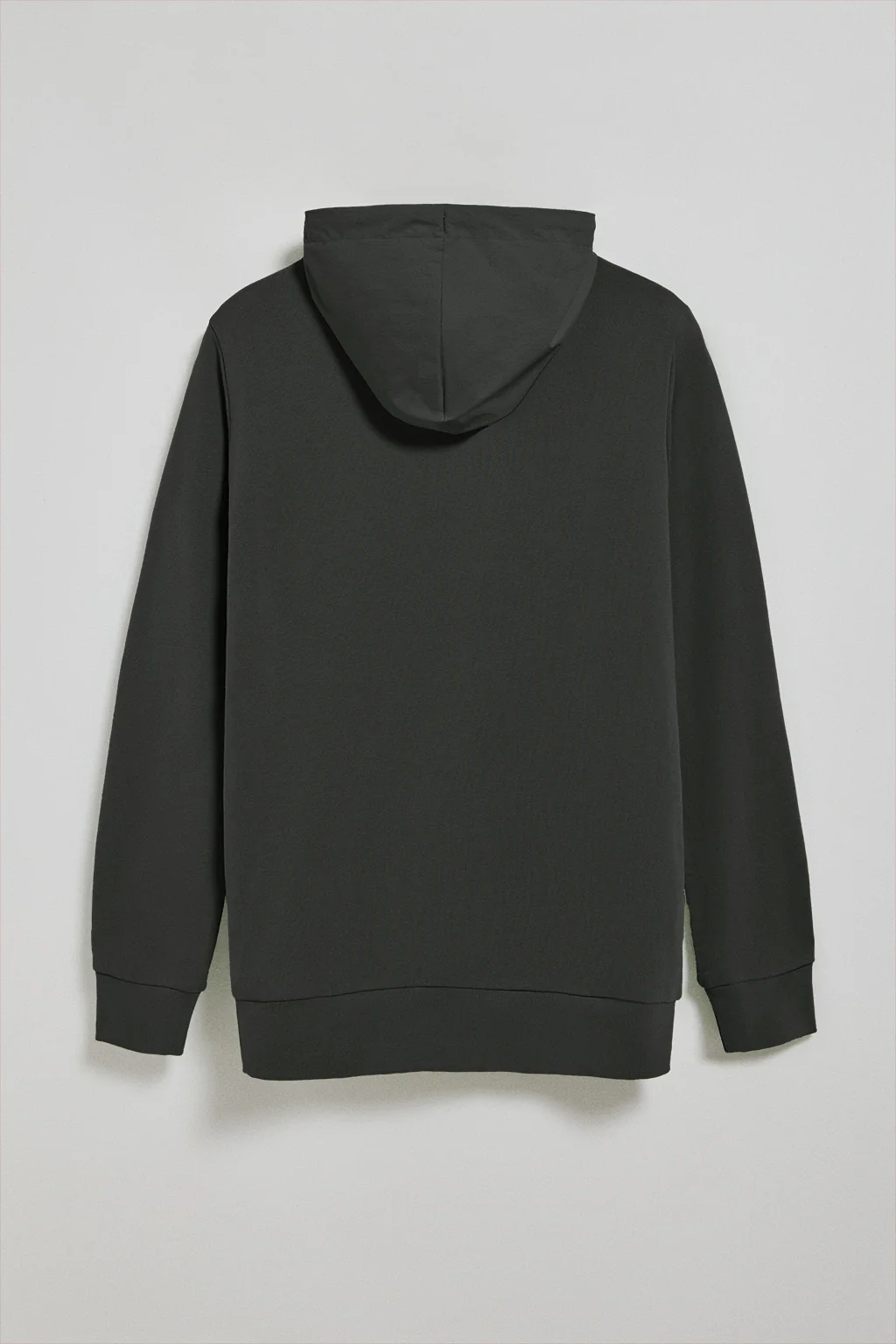Sudadera negra de media cremallera con capucha y bordado Rigby Go - Image 5